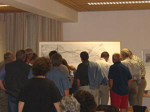 Die neuesten Pl�ne des Autobahnrings wurden ausgeh�ngt